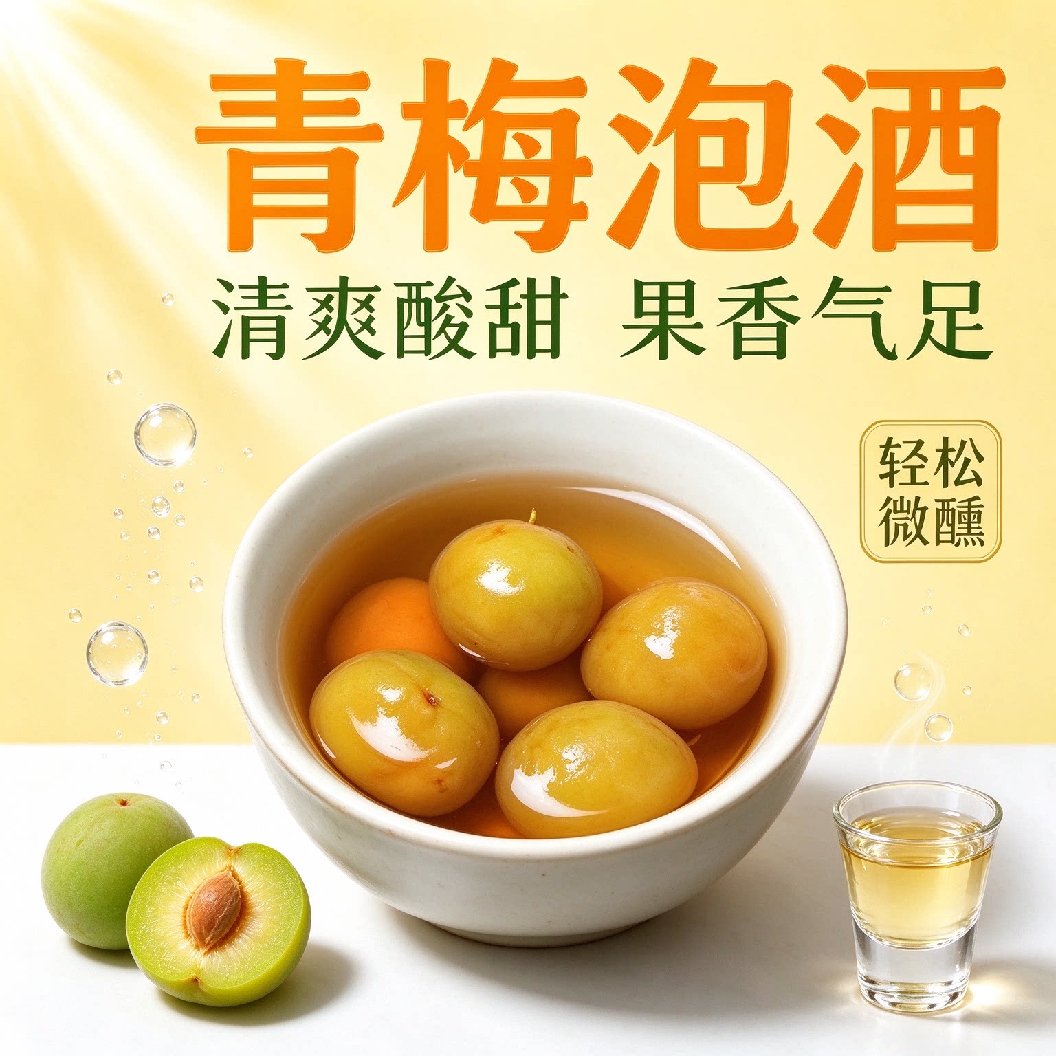 轻加工青梅鲜果泡酒半成品专用野生自酿大果完熟梅开胃口感丰厚