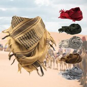 阿富汗迪拜人沙漠带 阿拉伯方巾中东男士 战术围巾废土丝巾头面巾