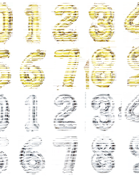 数字生日派对周年庆场景布置气球