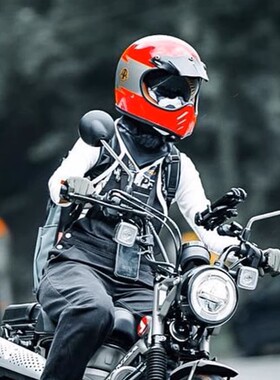 Active Region摩托车头盔全盔俱乐部风格 头盔摩托车男夏季