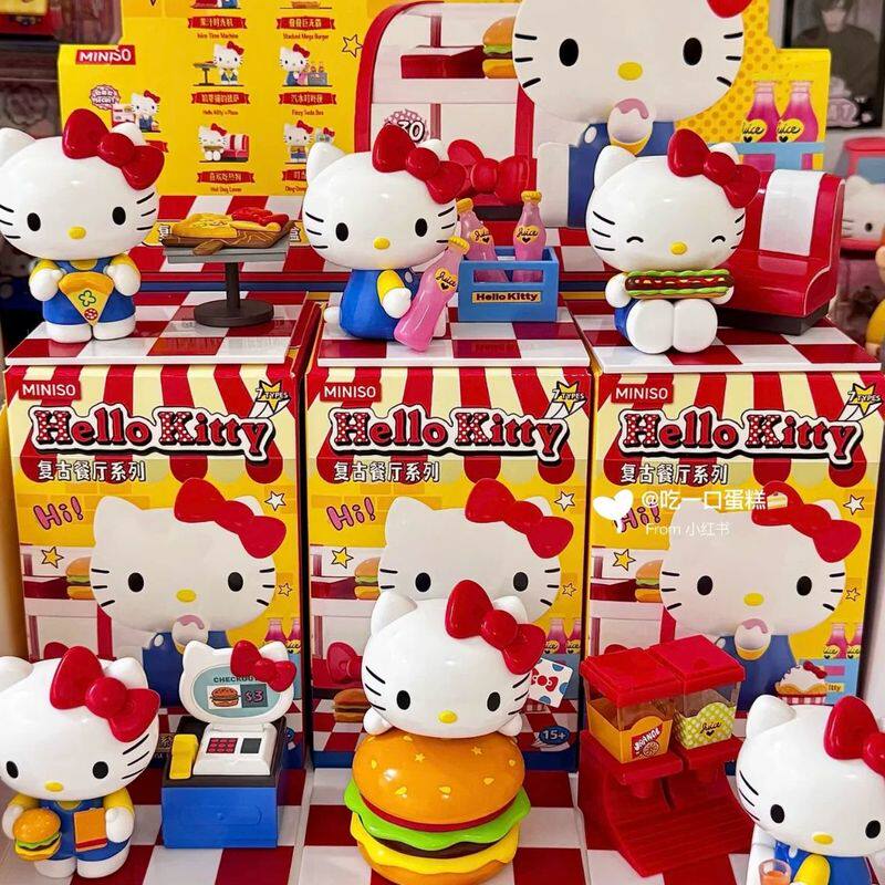 新品名创优品HelloKitty复古餐厅图片