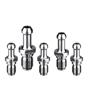 数控车床后拉刀柄BT40专用拉钉中心通水BT50高精45°后拉数控拉丁