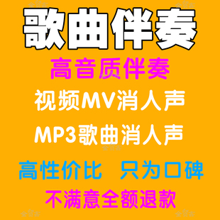 视频歌曲音乐伴奏音频剪辑舞台人声说话乐器分离分轨提取消音降噪