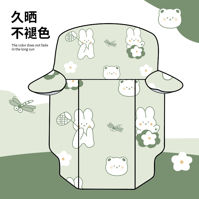 电动车挡风被夏季双面防水防晒装备防雨罩防风电瓶车摩托四季薄款