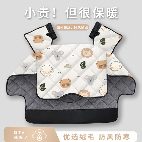 雅迪爱玛九号电动车前挡风被冬季