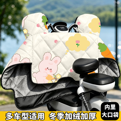 适用九号Q3系列9号Q385C/Q370C电动车挡风被冬季加绒加厚防水防风