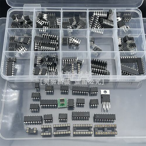 XL IC芯片分类150个套盒运算放大器振荡器 PC817 NE555 LM358 324