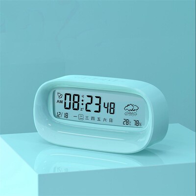 德国室内温湿度计家用精准好看电子高精度客厅钟表温度湿度显示器