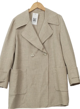 【CMM】A3精选女装秋冬新款高端轻奢定制韩版女灰色西服-1322