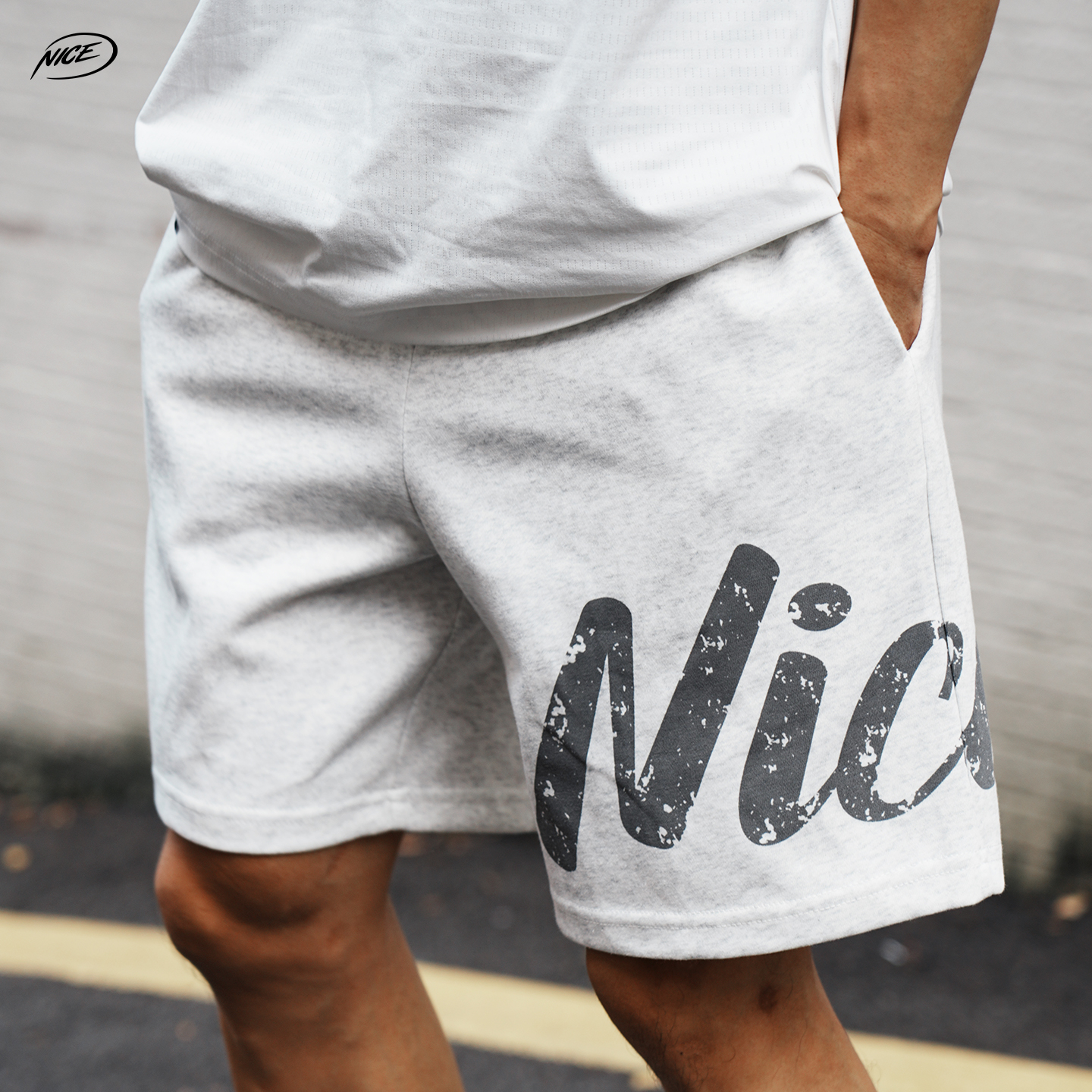 NICEID NICE美式篮球短裤复合牛奶丝实战训练运动宽松透气五分裤