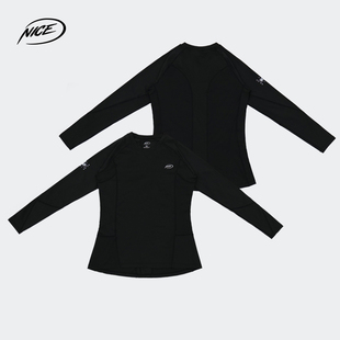 打底球运动健身高弹透气速干 男训练长袖 NICEID NICE紧身衣裤