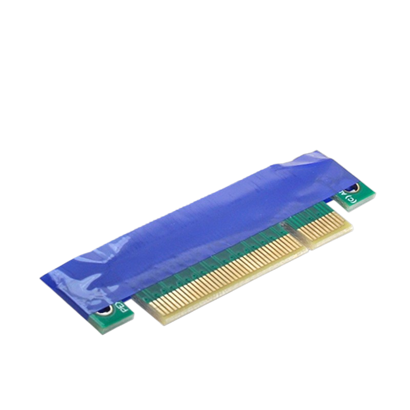 PCI-E 3.0 x8公对母延长线 pcie Riser卡8x直插卡测试显卡