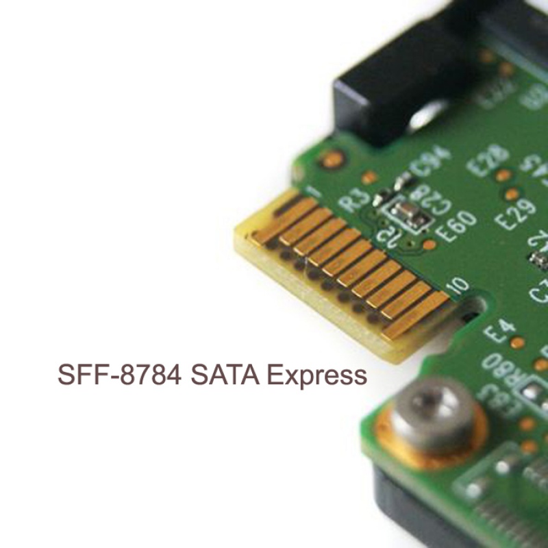 sff-8784 sata express接口转sata3.0 2.5寸硬盘转接卡