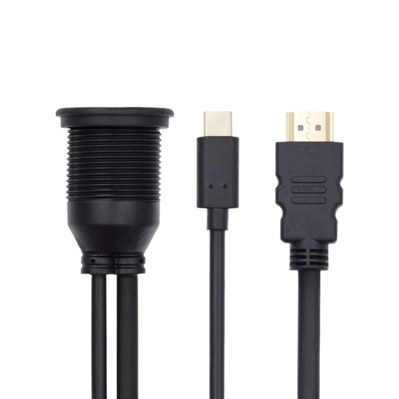 数据线防水线HDMI公对母usb-c
