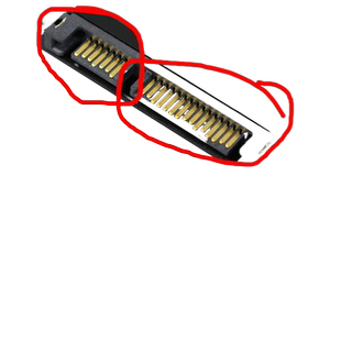 上下弯头串口硬盘SATA 7+15 22pin公对母数据供电延长线外接硬盘