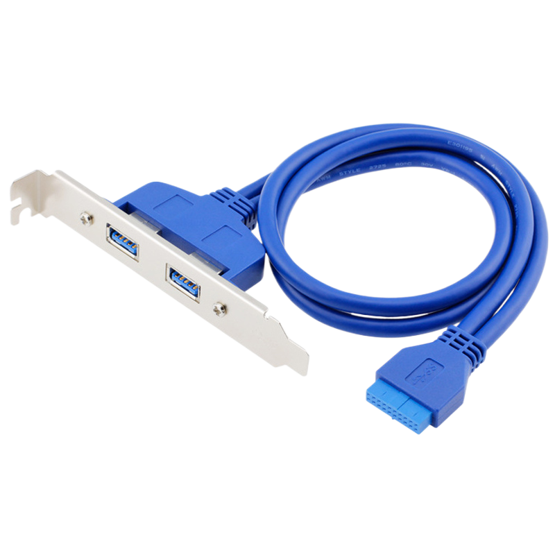 双口NVMR20PIN转TYPE-C+USB3.0