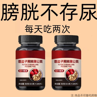 尿频尿急小便次数多起夜频繁覆盆子黄精蒲公英片夜尿频繁