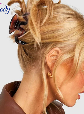 Goody歌妮抓夹女气质盘发爪夹后脑勺法式高级感鲨鱼夹卡子大号