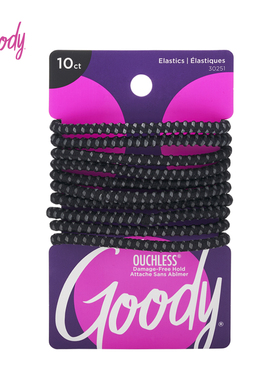 Goody歌妮防滑运动发圈女健身跑步头绳登山发绳扎头高马尾橡皮筋