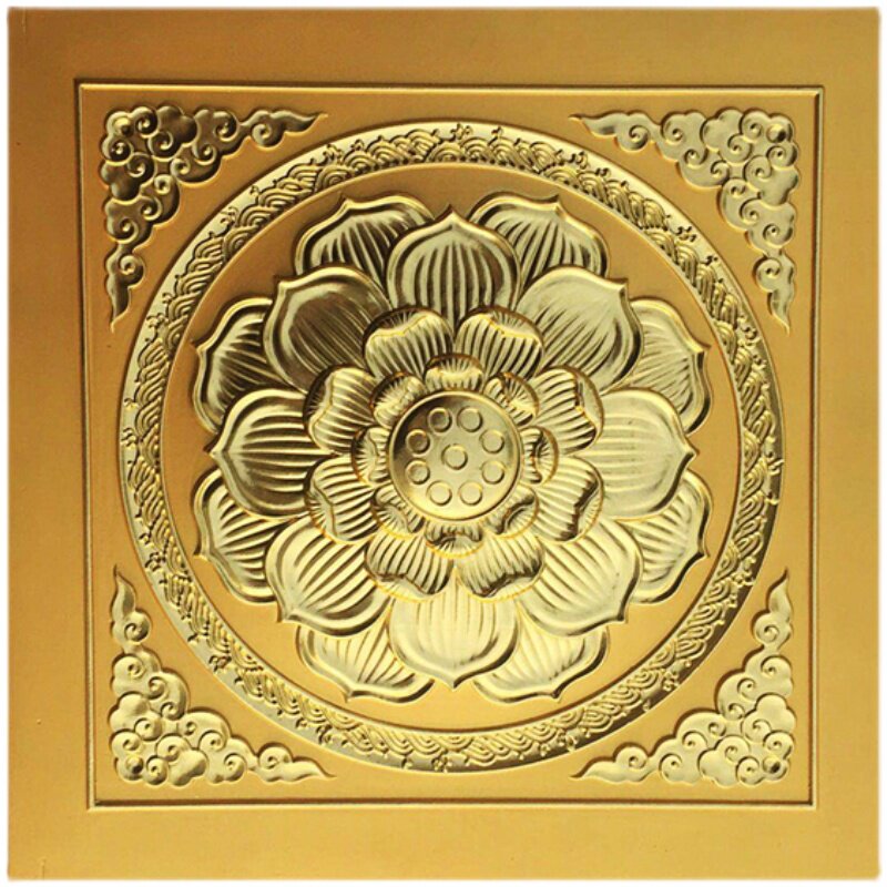 定制穹顶定制天花板自粘大雄宝殿寺庙佛e堂吊顶中式古建筑大殿祠