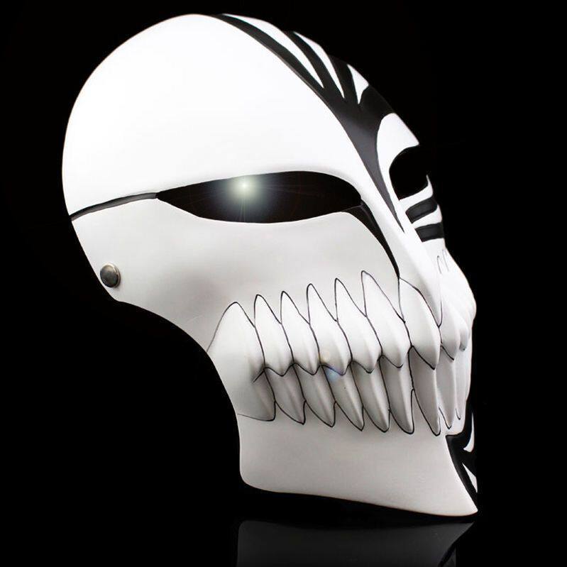 万圣节日本动漫死神黑崎一护全脸pvc面具虚化cosplay优质道具漫展