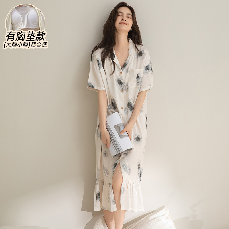 睡裙夏季女款2026新款冰丝可外穿图片