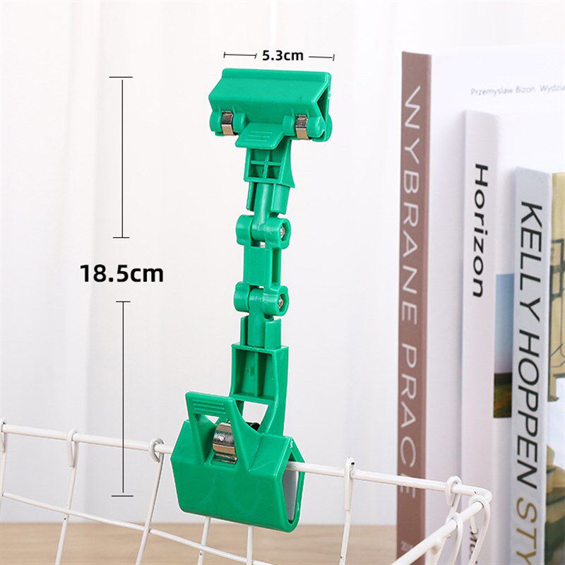 POP广告夹子爆炸贴超市水果货价格标签机械手拇指夹双头展示夹子