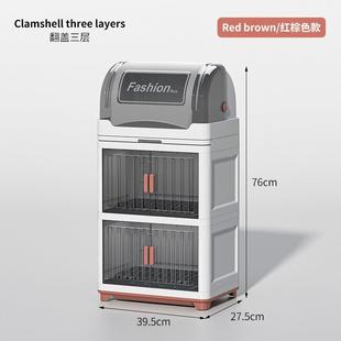 碗箱碟盘沥水置物架碗u. 家用厨房塑料碗架碗筷收纳盒带盖放餐具装