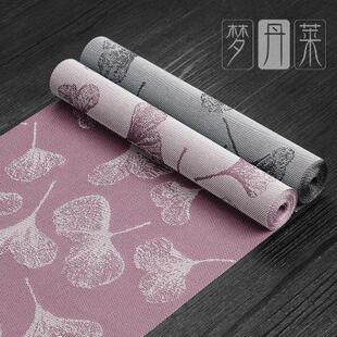 现代简约斗柜盖布桌布中间长条防水茶台垫布 桌旗轻奢高端新中式