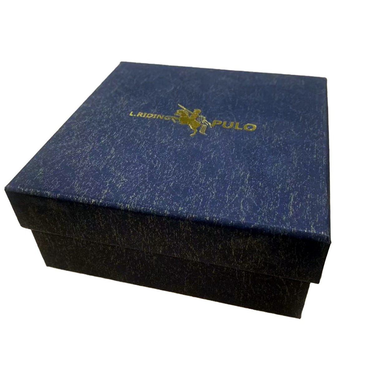 【专属礼盒】个性牛皮纸盒深蓝正方形时尚礼品盒可量做专属LOGO盒