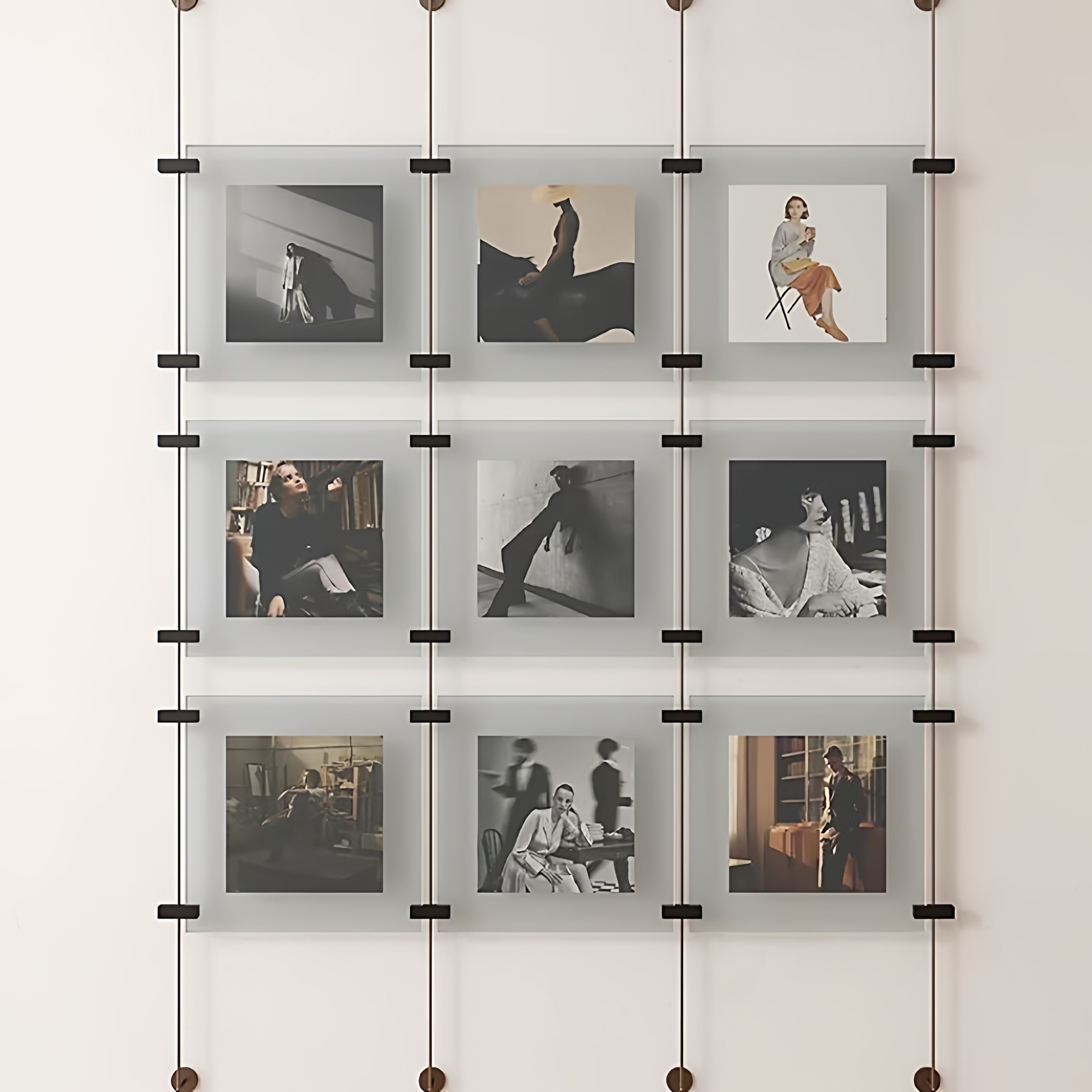 现代简约亚克力金属杆挂画客厅卡通照片墙走廊宣传装置无框艺术画,家居饰品,现代装饰画,淘宝优惠券,粉丝福利购,淘宝优惠卷