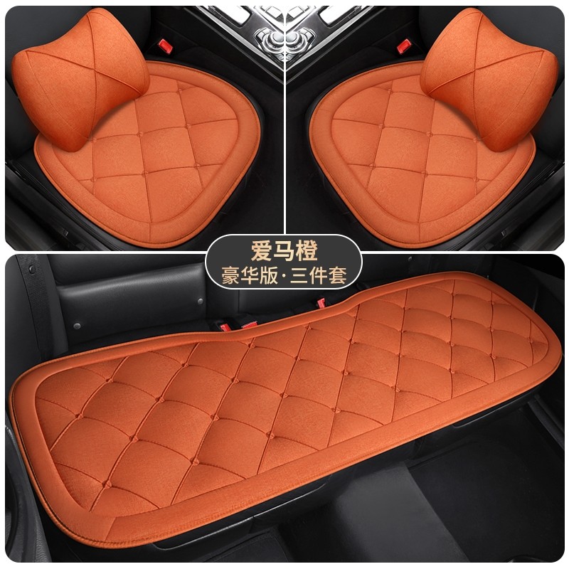 25款五菱宏光MINI第四代四门版专用亚麻座套全包围坐垫座椅套四季