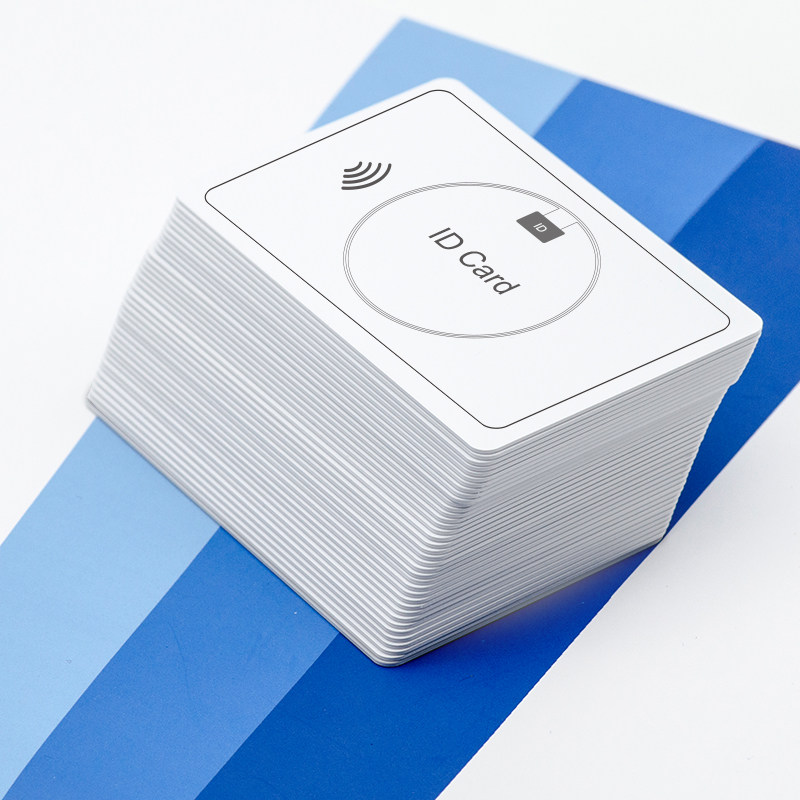 普瑞途 智能卡 ID卡 芯片白卡考勤门禁卡消费卡水控卡ID薄卡 支持定制印刷 ID白卡带10位卡号/无印刷卡号