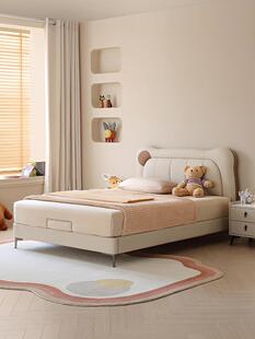 门店同款天禧派猫抓布小棕熊环保儿童床男女孩可爱次卧床2027