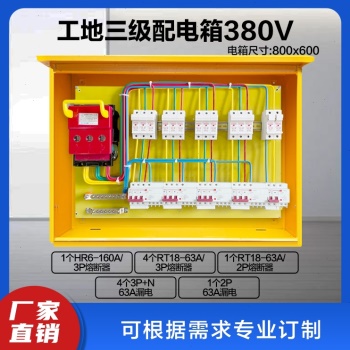 促成套配电箱临时施工一级二级箱三级回路箱防水插座箱配电柜手销