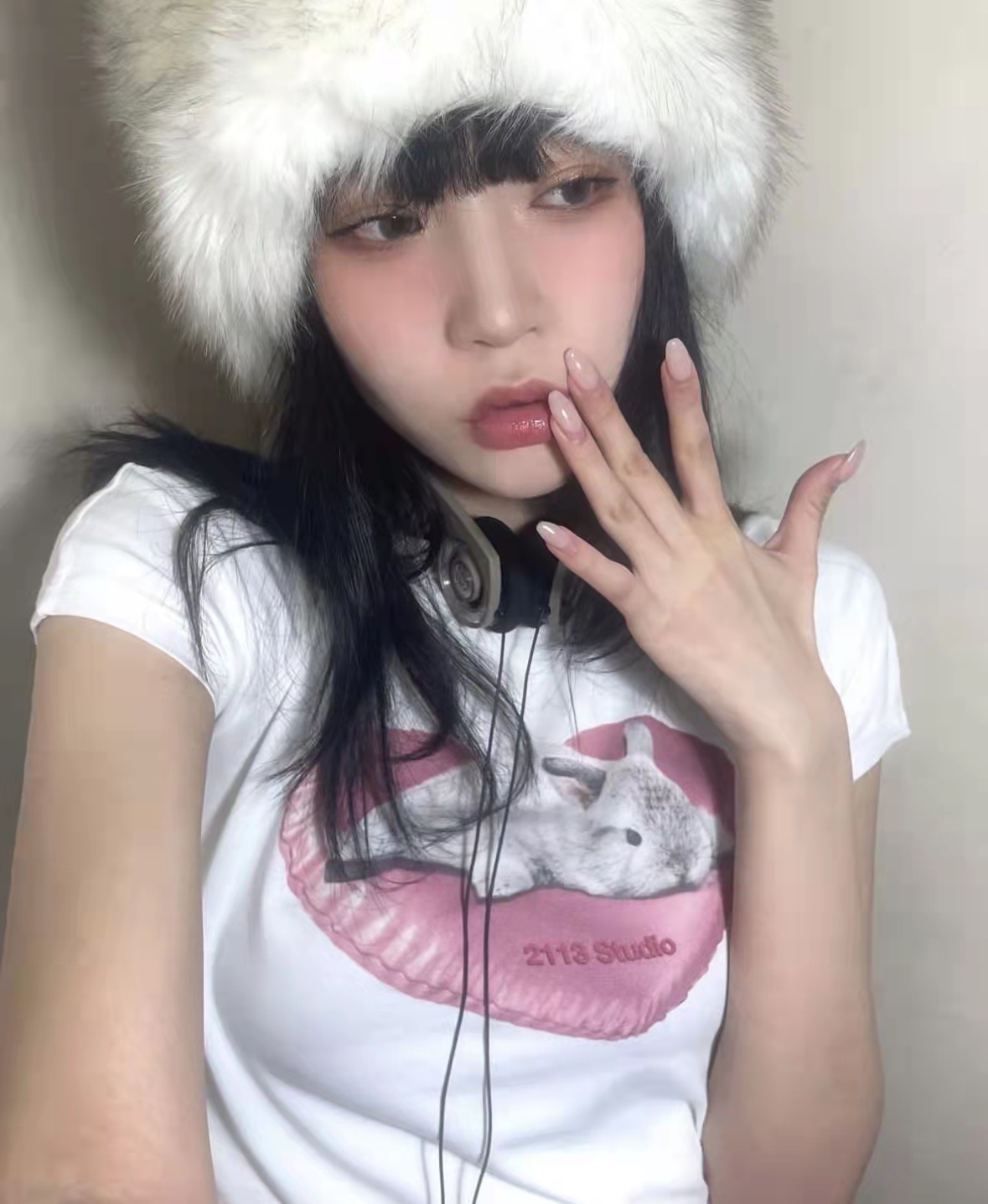 Lonelyheartsclub 2113studioSTAYC全员同款修身短袖短款上衣女团