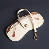 太阳镜收纳包软皮眼镜袋便携ins眼镜盒抗压墨镜潮女近视镜保护套