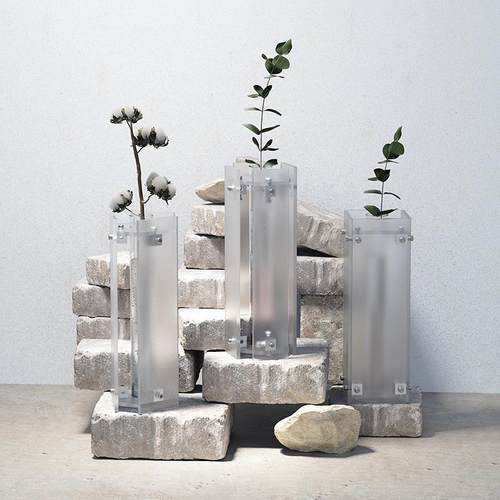 透明玻璃北欧风高级感花瓶