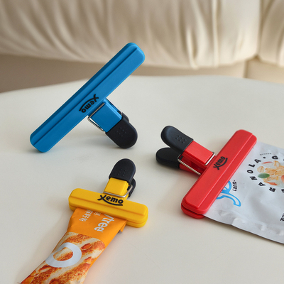 多巴胺封口夹便携多色塑料收纳夹