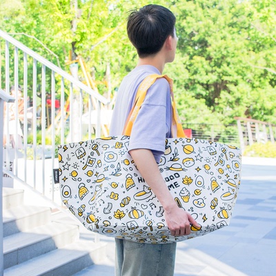 玩偶包装礼品袋加大号显眼包塑料编织袋大容量环保手提购物袋防水