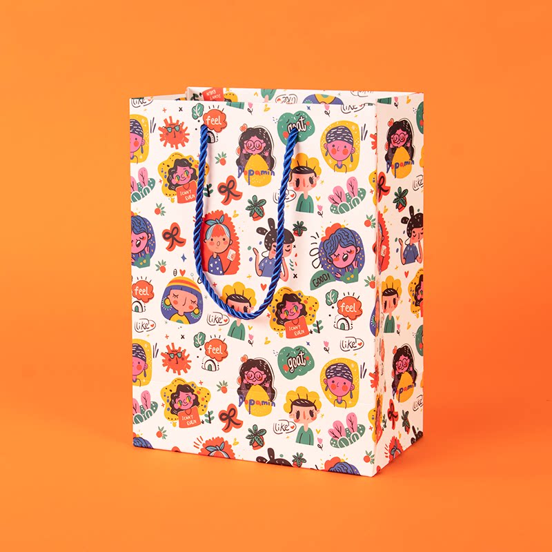 袋小姐情人节礼品袋生日礼物袋服装包装袋子纸质收纳手提袋