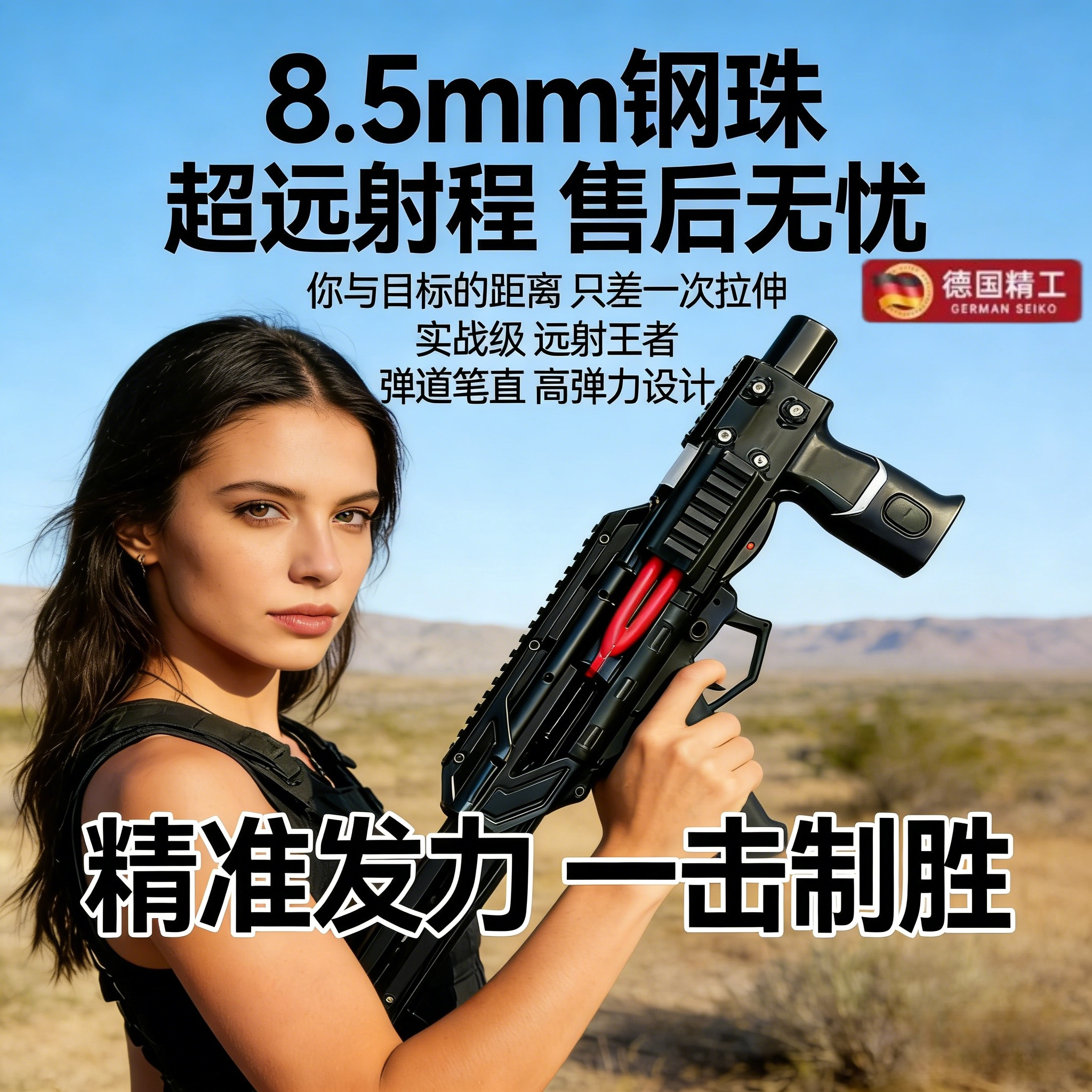 激光成人连发新款高精准复合弓玩具枪软蛋精准钢珠雷神户外3D打印