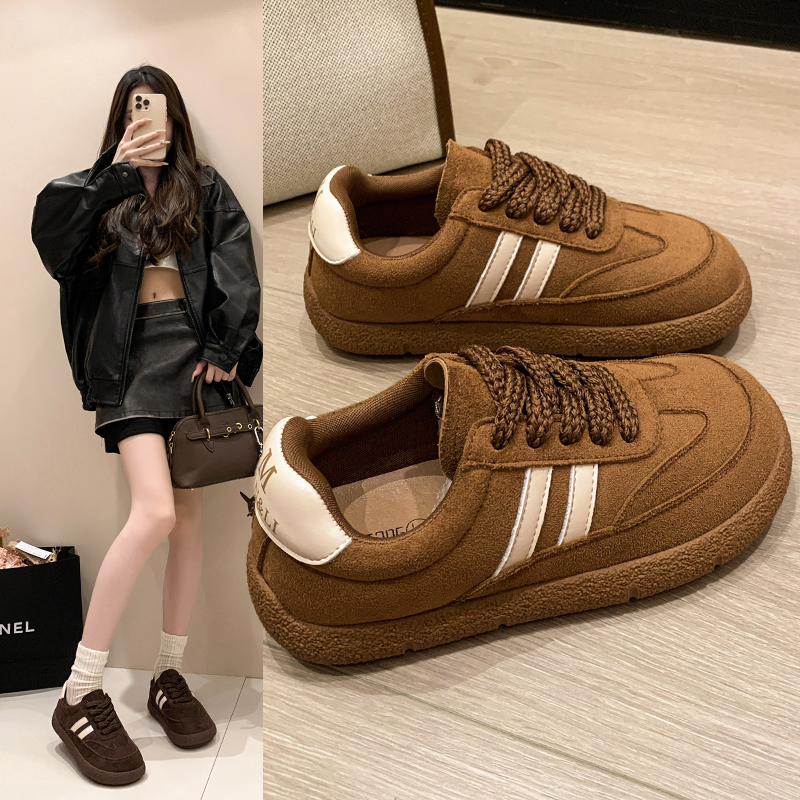 爆款复古德训鞋女款2025春季新款