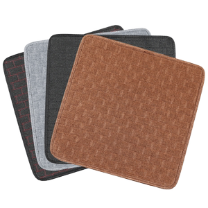 汽车坐垫无靠背单片四季通用亚麻三件套透气冬季车用座垫加厚屁垫