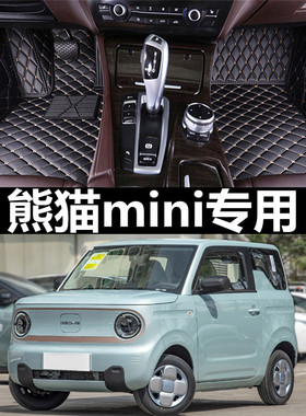 汽车脚垫全包围专用于吉利熊猫minimini主驾驶单片丝圈单个雪妮丝