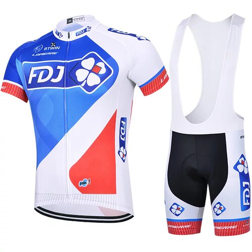 FDJ速干透气短袖骑行服套装上衣