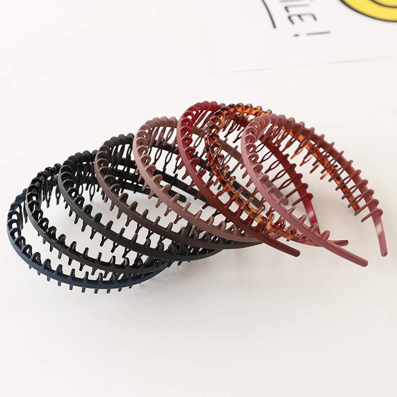 磨砂口罩纯色防滑带齿碎发神器