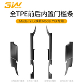3W全TPE门槛保护条适用特斯拉焕新modelY 3专用门槛条踏板防踩
