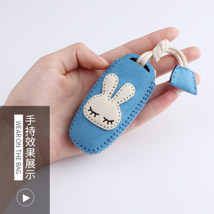 翻毛皮原创卡通21款比亚迪汉ev钥匙包套唐dm/秦PLUS/宋pro/MAX/元