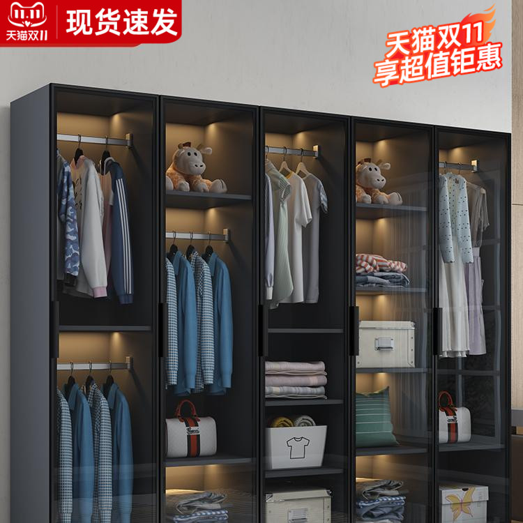 衣柜家用柜子组合轻奢衣橱定制